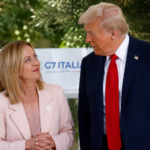 Italian PM Meloni Denounces Trump’s Claim She “Begged” for G7 Photo