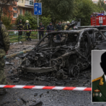 A senior Russian military officer has been killed in a car explosion near Moscow