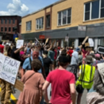 Anti-ICE protesters gather outside Sen. Collins’ Maine office following fatal shooting involving ICE Agent